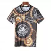 short sleeve t-shirt casual versace vintage floral homme summer cool medusa versac